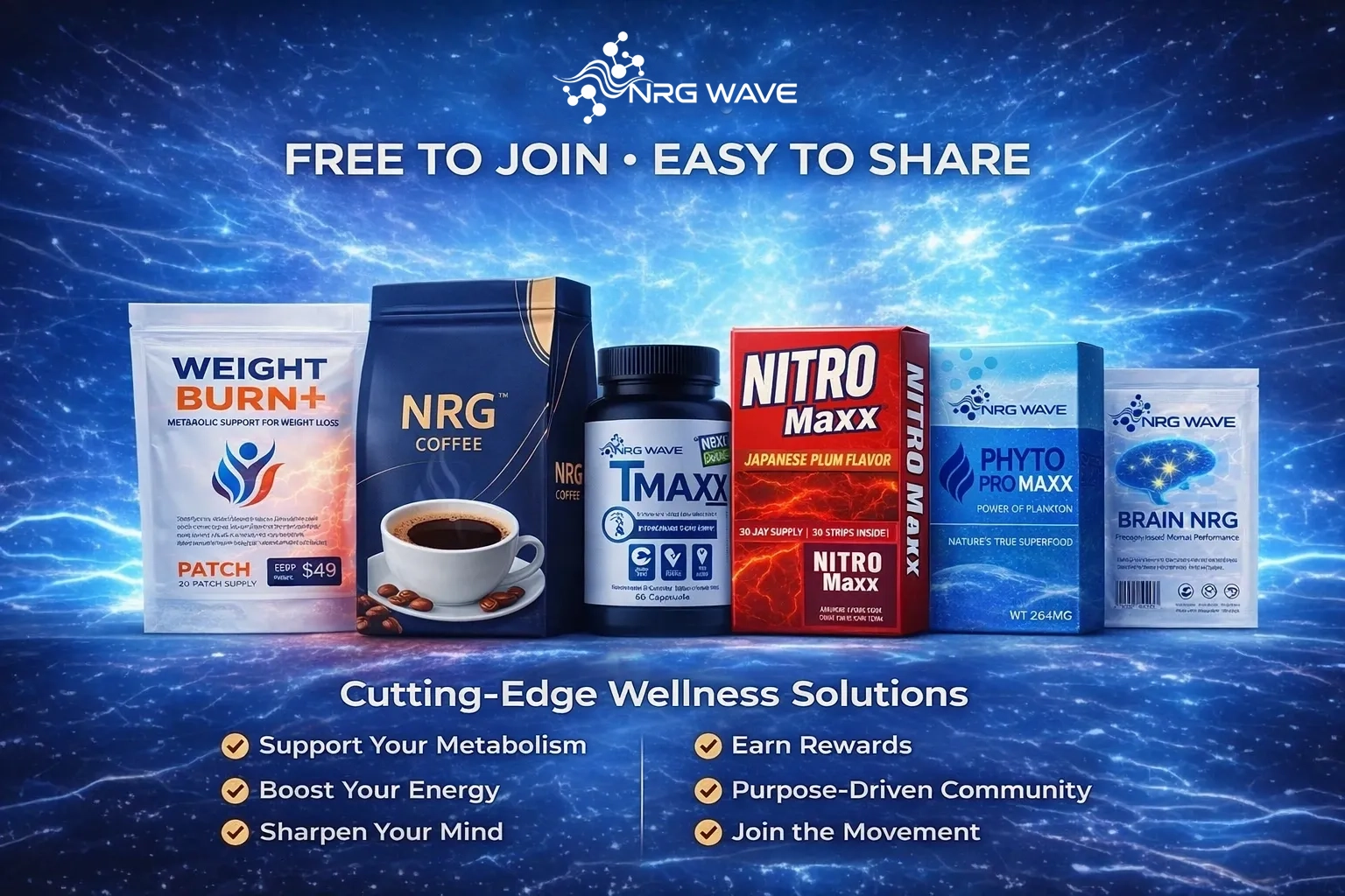 NRG Wave Wellness Products