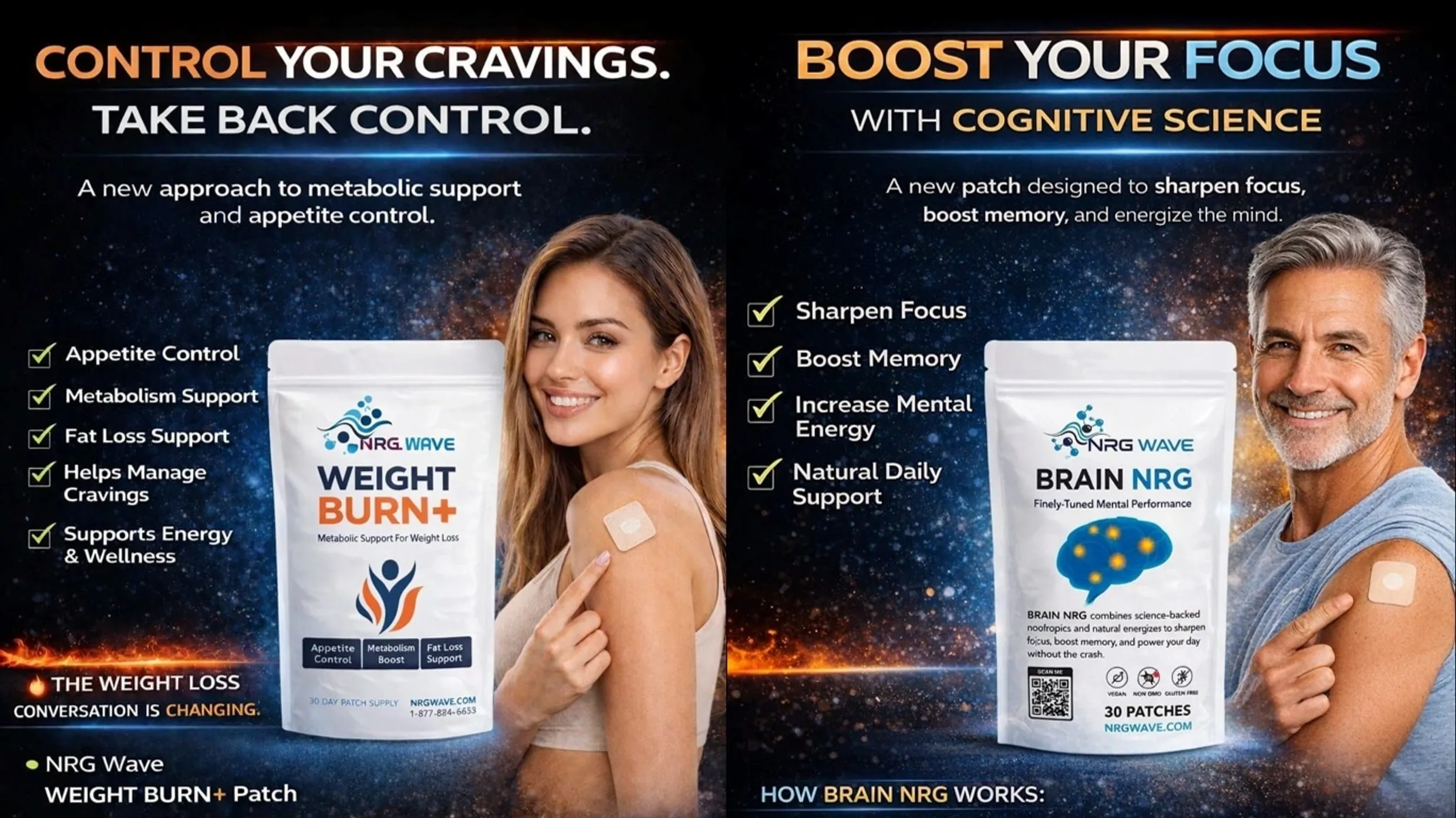 NRG Wave Transdermal Patches
